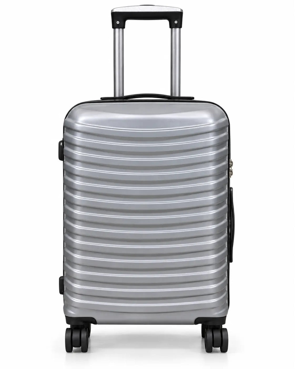 Travelo Wavelight Series Hardside Suitcase – Silver Grey