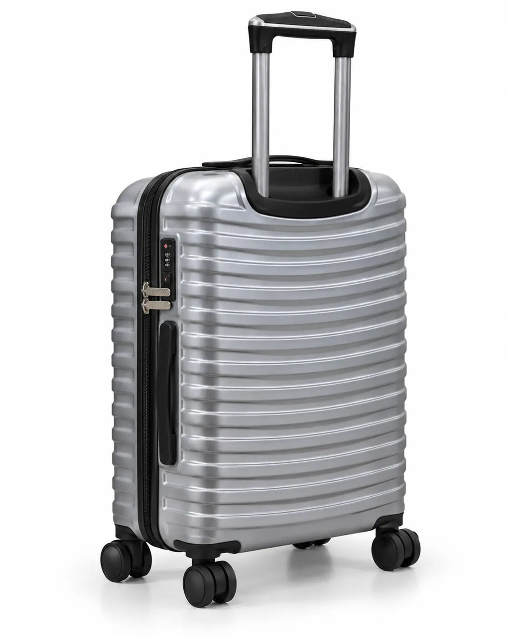 Travelo Wavelight Series Hardside Suitcase – Silver Grey