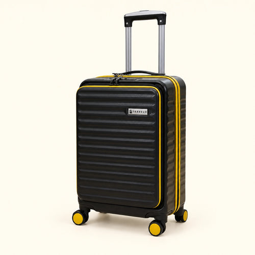 Travelo Alpha Series Black Mirage Small suitcase 57 x 37 x 24 cm