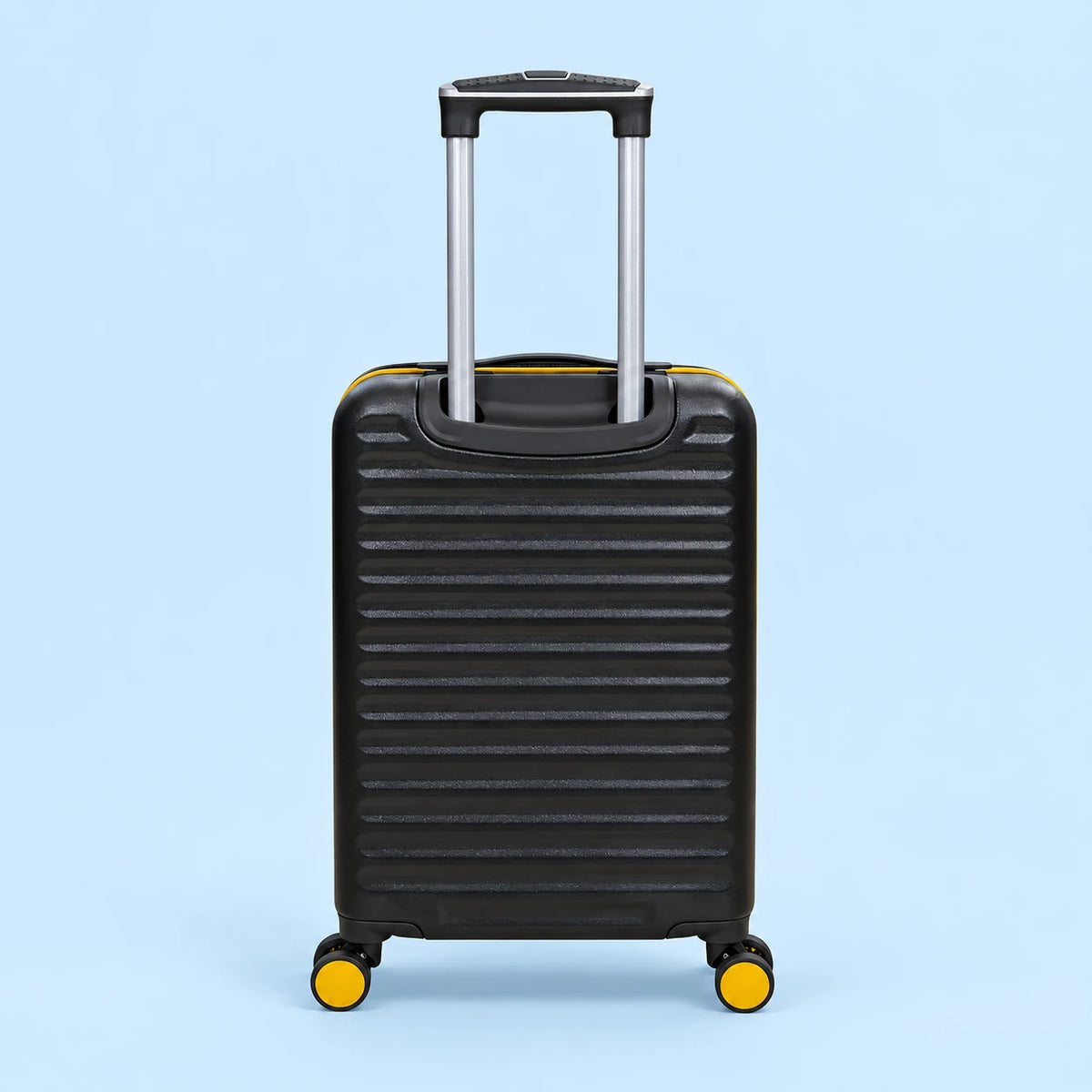 Travelo Alpha Series Hardside Cabin Suitcase – Black Mirage