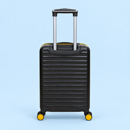 Travelo Alpha Series Hardside Cabin Suitcase – Black Mirage