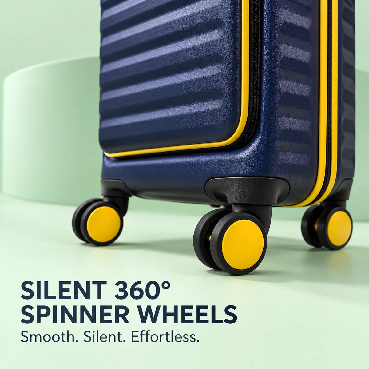 Travelo Alpha Series Hardside Cabin Suitcase – Midnight Blue