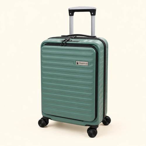 Travelo Alpha Series Sage Green Small suitcase 57 x 37 x 24 cm