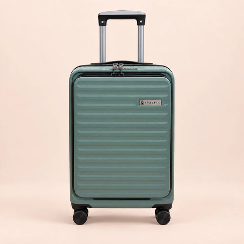 Travelo Alpha Series Hardside Cabin Suitcase – Sage Green