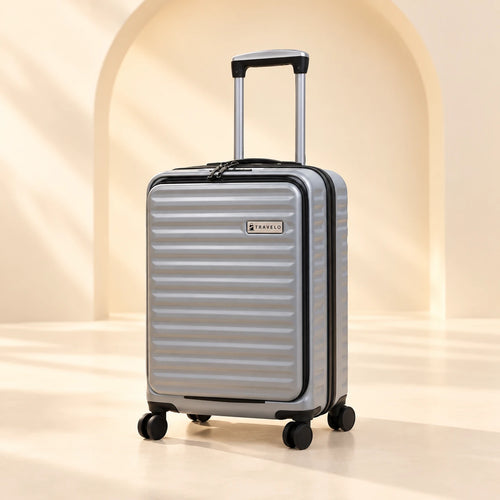 Travelo Alpha Series Silver Grey Small suitcase 57 x 37 x 24 cm