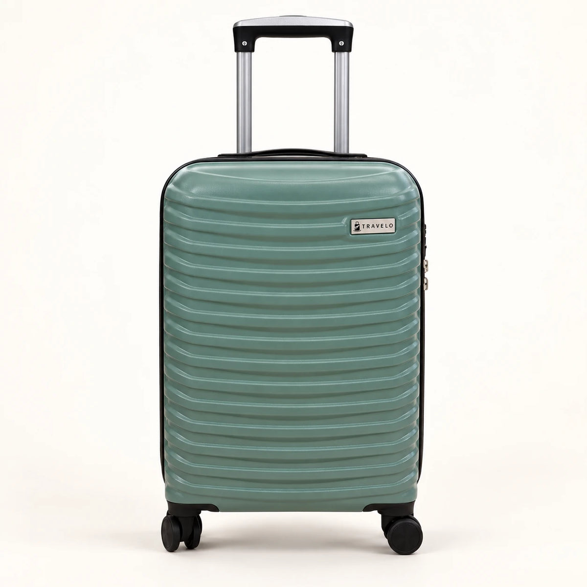 Travelo Wavelight Series Hardside Suitcase – Sage Green