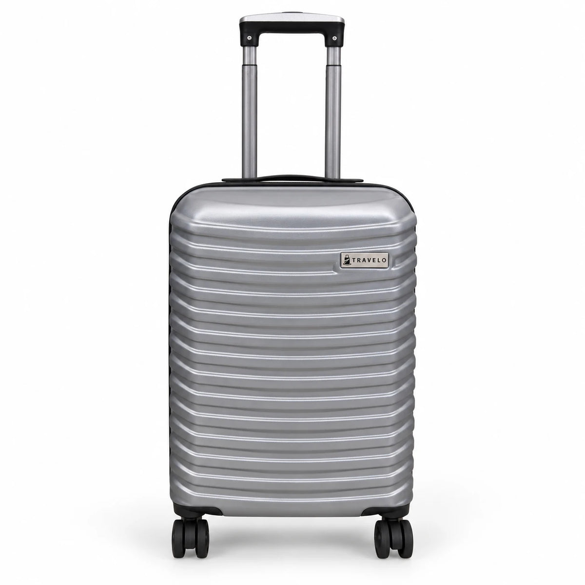 Travelo Wavelight Series Hardside Suitcase – Silver Grey